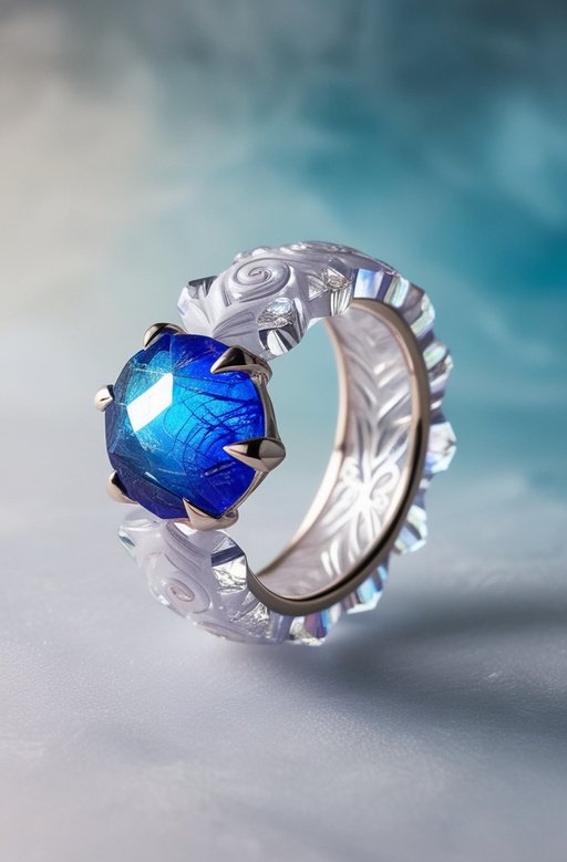 A Delicate Intricately Carved Magic Ring Craf