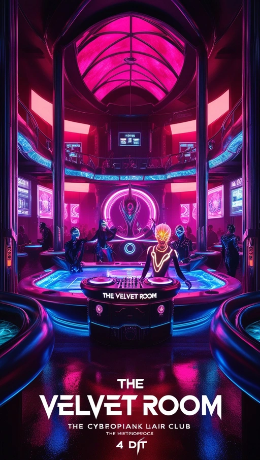 A Futuristic Cyberpunk Club Called The Velvet