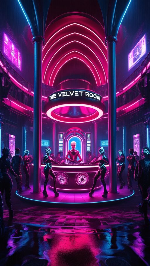 A Futuristic Cyberpunk Club Called The Velvet