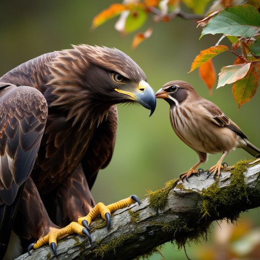 A Majestic Eagle With A Stern Expression Pier