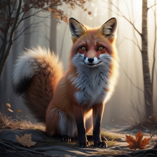 A Majestic Rustyorange Fox With A Bushy Tail