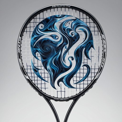 A Sleek Modern Badminton Racket Dominates The