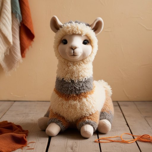 A Soft Cuddly And Intricately Designed Peluch