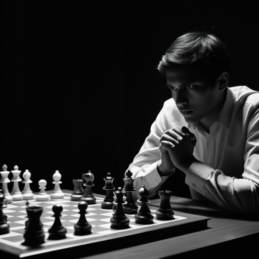 Capture The Intense Concentration Of A Chess