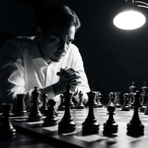 Capture The Intense Concentration Of A Chess