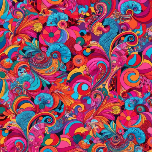 Vibrant Intricate Pattern Illustration Featur