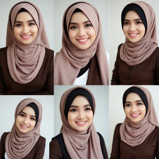 Lifelike Vision Wanita Hijab Cantik Tobrut