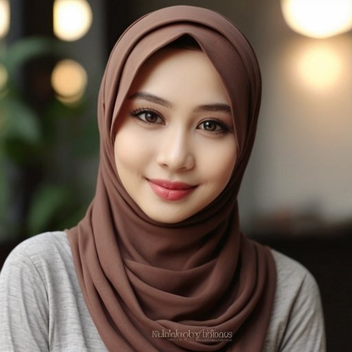 Lifelike Vision Wanita Hijab Cantik Tobrut