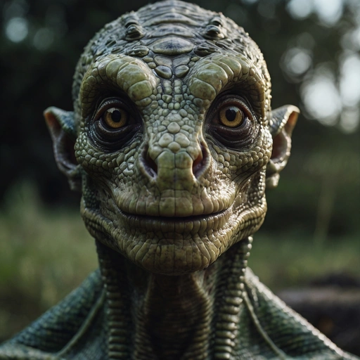 Portrait Perfect An Reptilian Alien