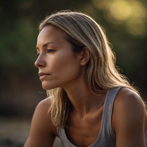 Stock Photography A Closeup Sideprofile Image Of A Meditating