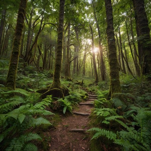 Stock Photography A Hike In The Lush Forest