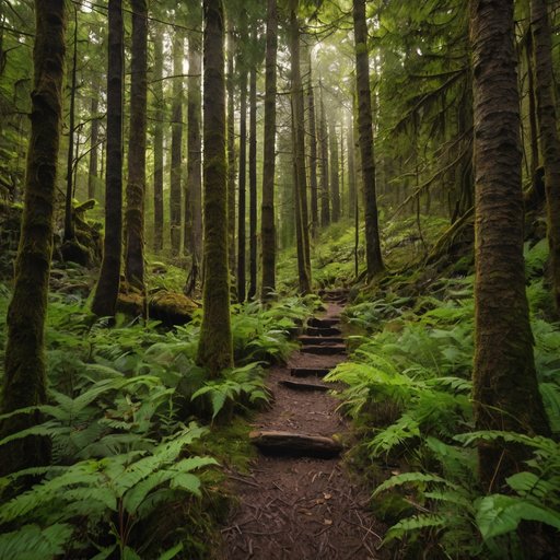 Stock Photography A Hike In The Lush Forest