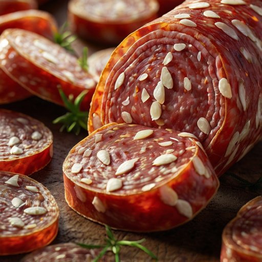 Stock Photography Salami Pepperoni Realistic